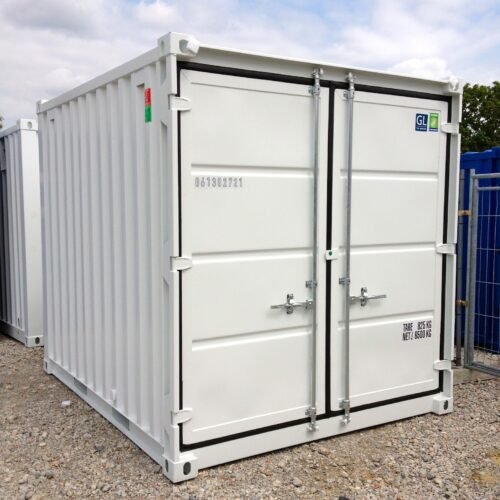 nieuwe-10ft-opslagcontainer-wit-CTX 10ft Zeecontainer Nieuw