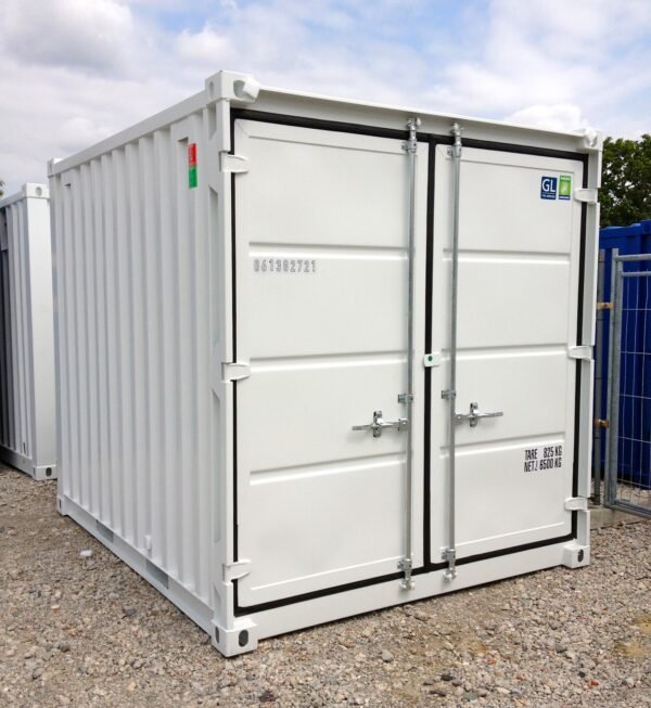 nieuwe-10ft-opslagcontainer-wit-CTX 10ft Zeecontainer Nieuw